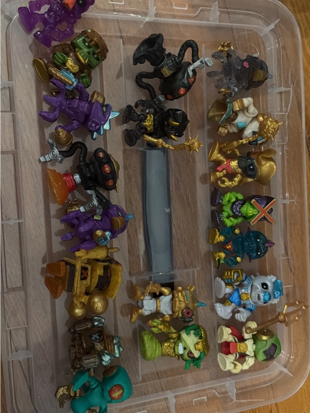 Gold & Multicolor Collectible Kids Toy Figures - Set of Fantasy Characters